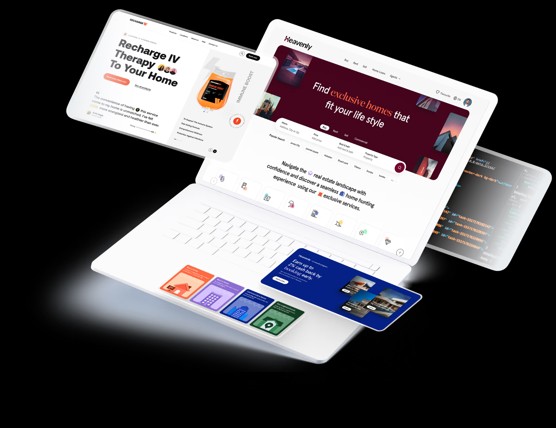 Portfolio Showcase - Multiple Devices